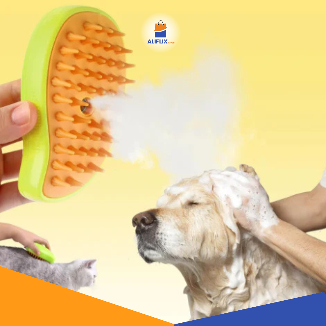 CEPILLO DE VAPOR PARA MASCOTAS 🐶🐱