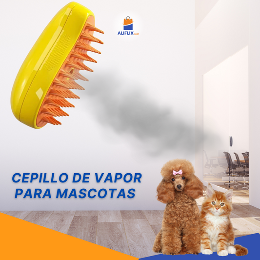 CEPILLO DE VAPOR PARA MASCOTAS 🐶🐱