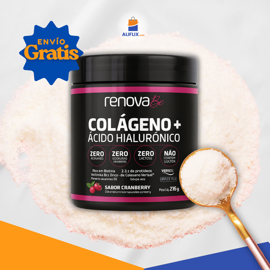 RenovaBe Colágeno + Ácido Hialurónico | Hidratación y juventud